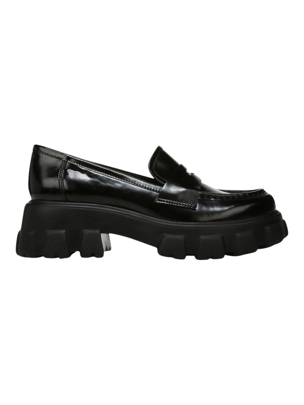 Bar III Women's Black Chunky Paz Lug Sole Loafers Size 9 M